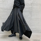 Men’s Ribbon Dark Pants for Halloween One Size / Black