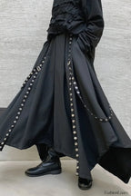 Men’s Ribbon Dark Pants for Halloween One Size / Black