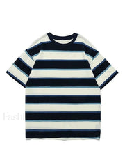 Men’s Vintage Striped Tee Blue / M Tops&Tees