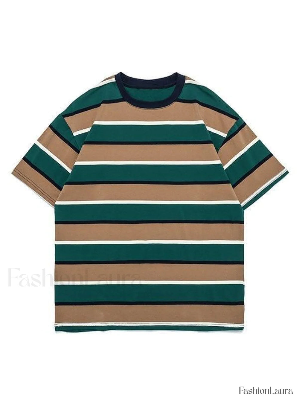Men’s Vintage Striped Tee Green / M Tops&Tees