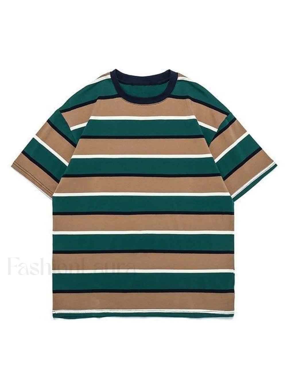 Men’s Vintage Striped Tee Green / M Tops&Tees