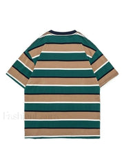 Men’s Vintage Striped Tee Tops&Tees