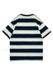 Men’s Vintage Striped Tee Tops&Tees