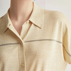 Merino Wool Silk High End T Shirt