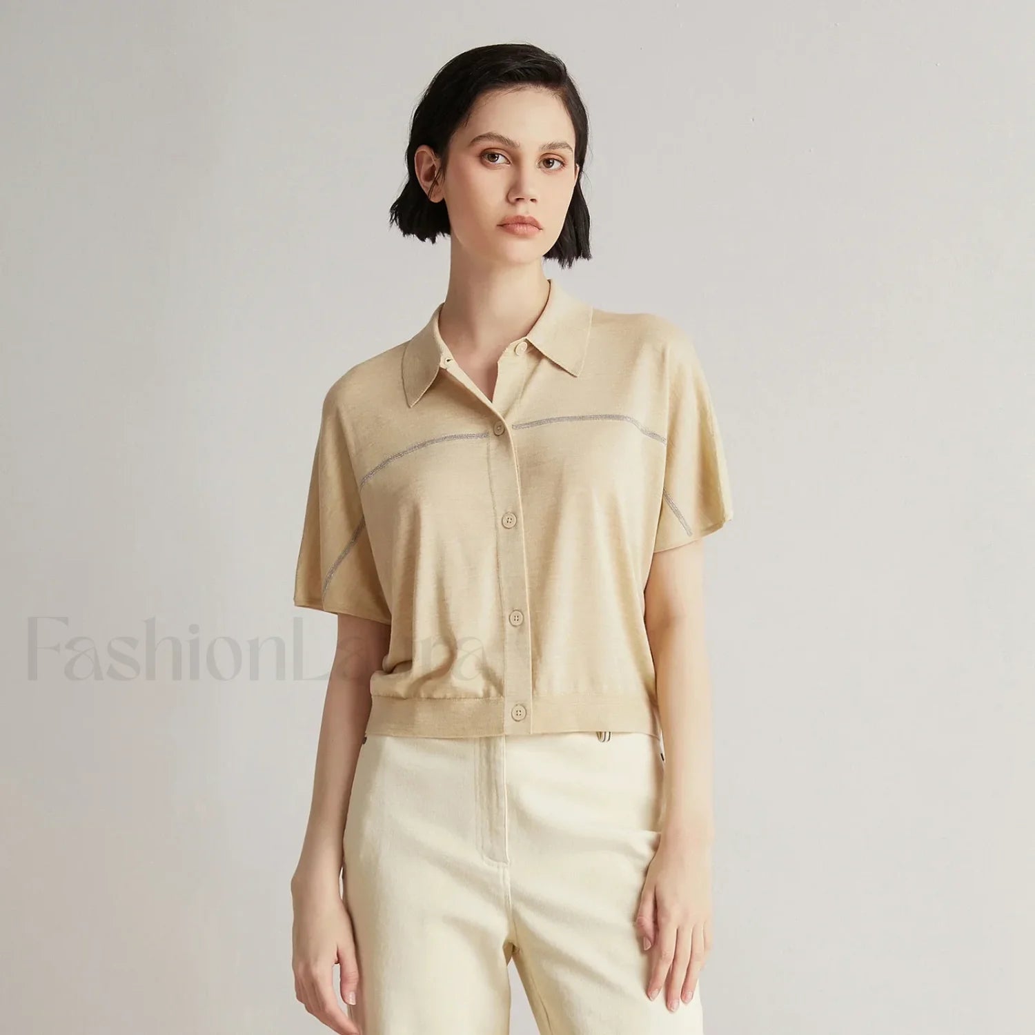 Merino Wool Silk High End T-Shirt Secondary image