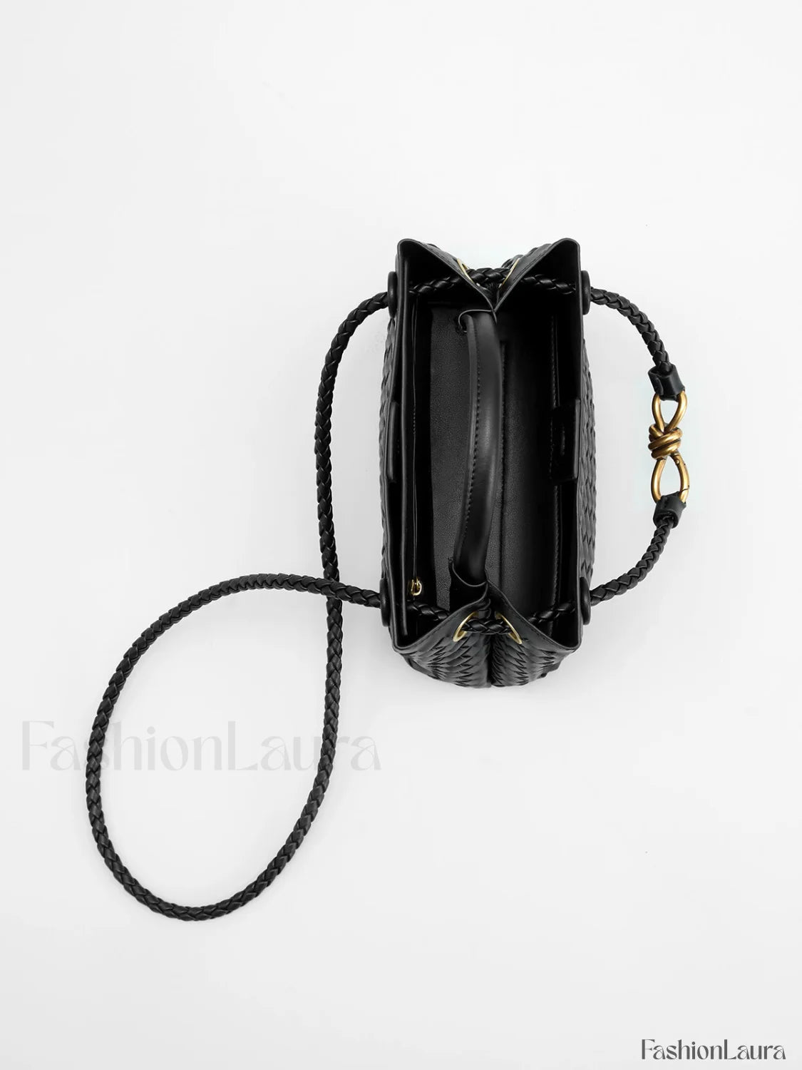 Metal Twist Detail Handle Bag Bag