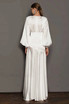 Michele Satin Stylish Formal Maxi Dress