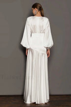 Michele Satin Stylish Formal Maxi Dress