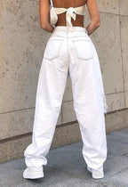 Mid Rise Extra Ripped Jeans Jeans