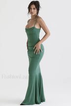 Milena Elegant Herringbone Dress