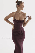 Milena Elegant Herringbone Dress