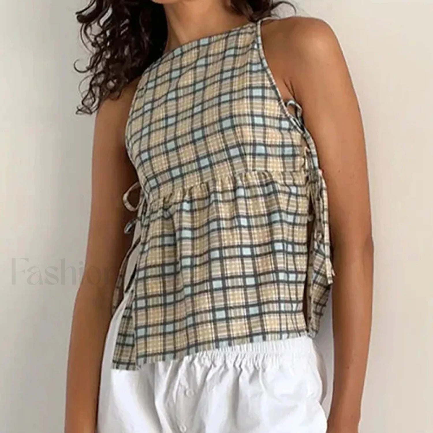 Milkmaid Side-Tie Crop Top Secondary image