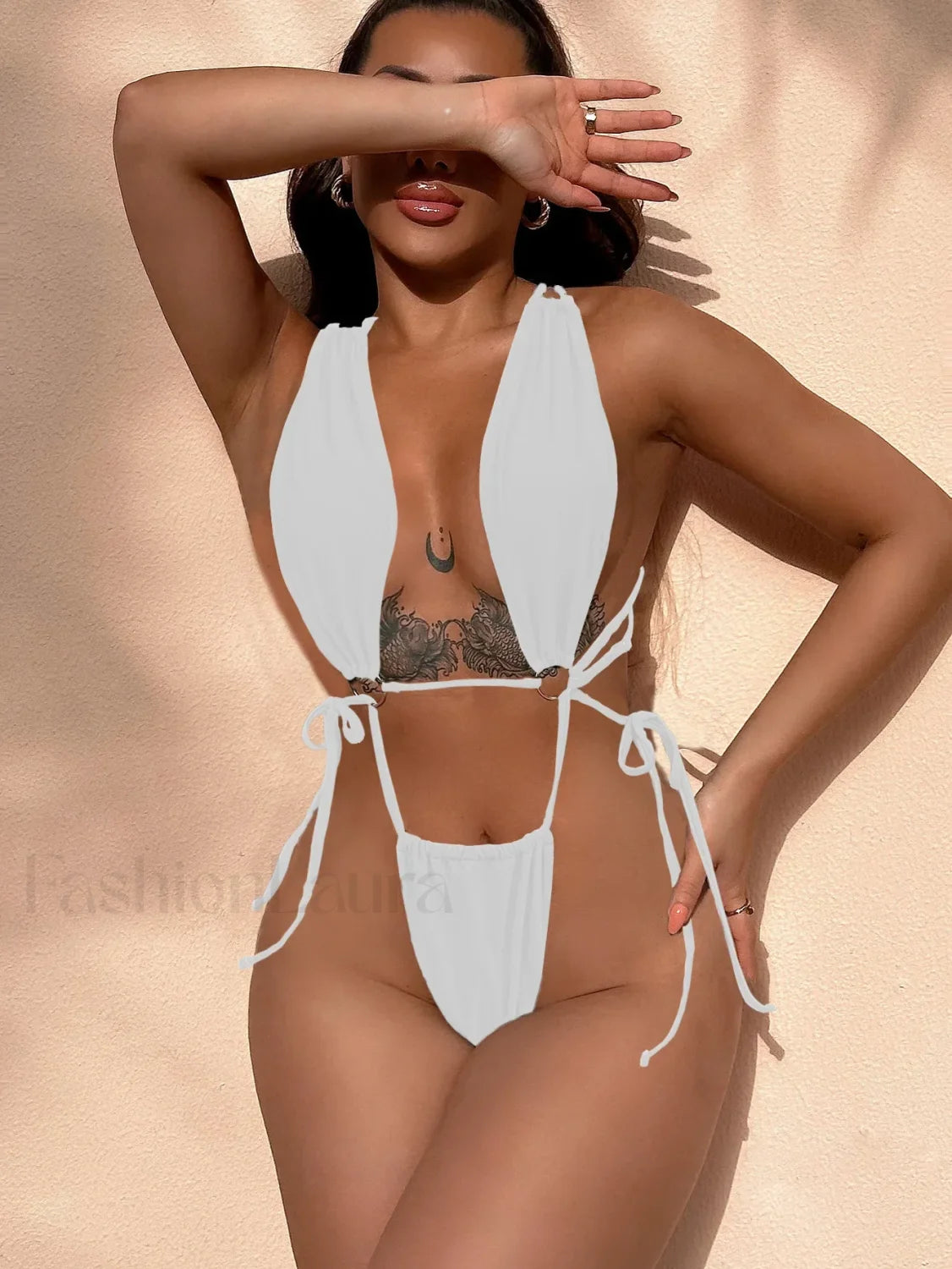 Mini Low Waist Thong One Piece Secondary image