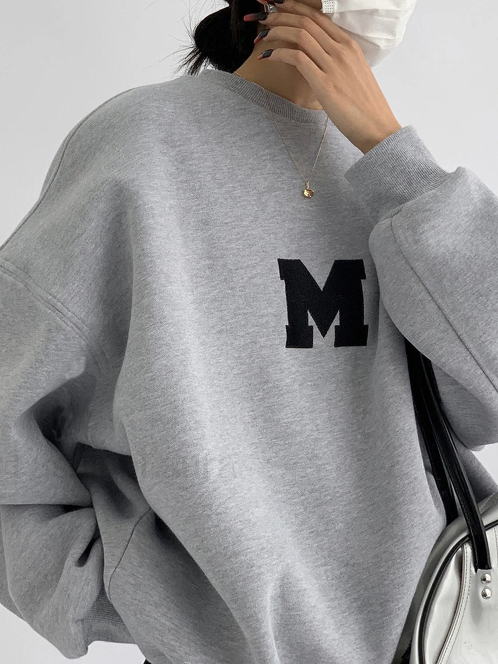 Minimalism Charming Oversized Sweatshirt Sweatshirts