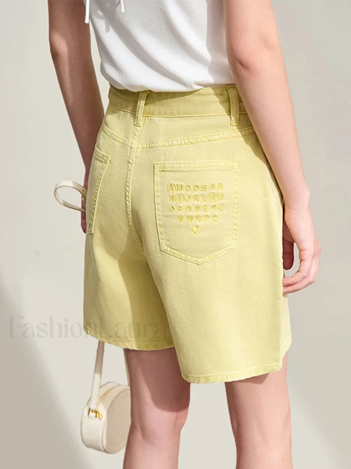 Minimalism Women Denim Casual Loose Retro Straight Short Secondary image