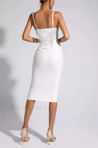 Miracle Pearl Stylish Embellished Dress