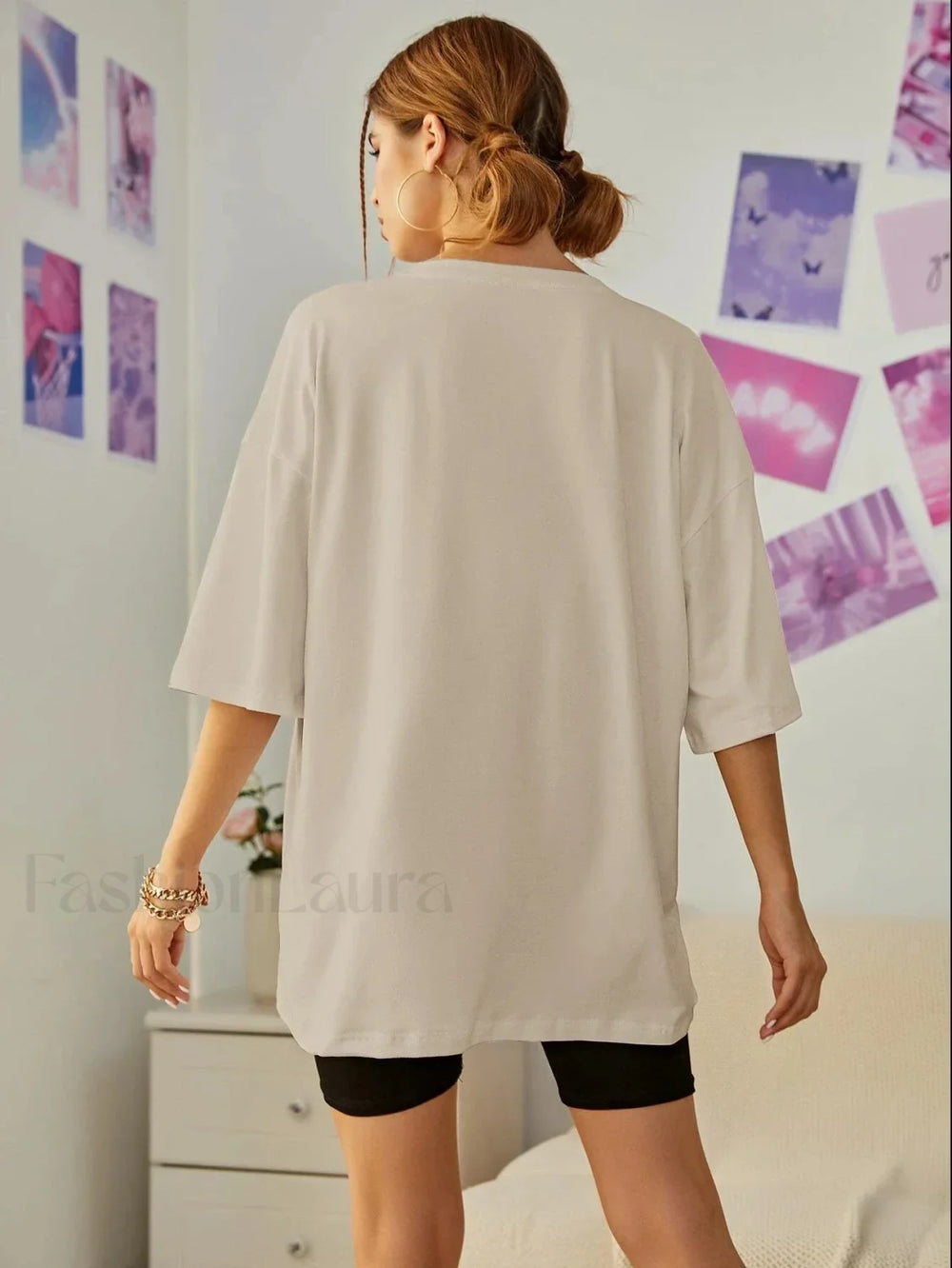 Mona Lisa Drinking Coffee Casual Hip Hop T Shirt