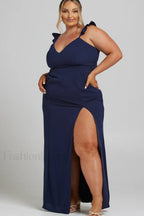More Than This Charming Ruffle Strap Maxi Dress