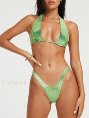 Multi Color String Bikini Set