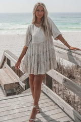 My Queen Sequin Charming Baby Doll Dress