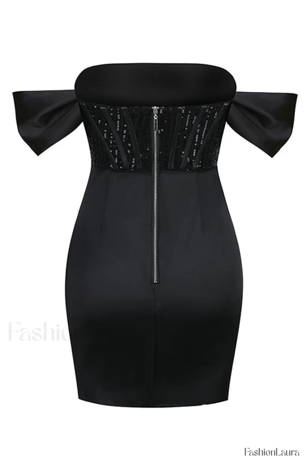 Nadia Off Stylish Shoulder Mini Dress