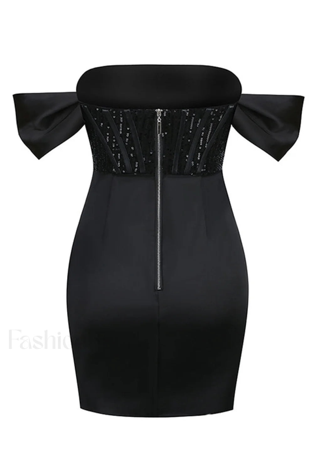 Nadia Off Stylish Shoulder Mini Dress