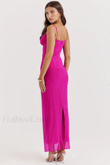 Nalini Fuchsia Stylish Maxi Dress