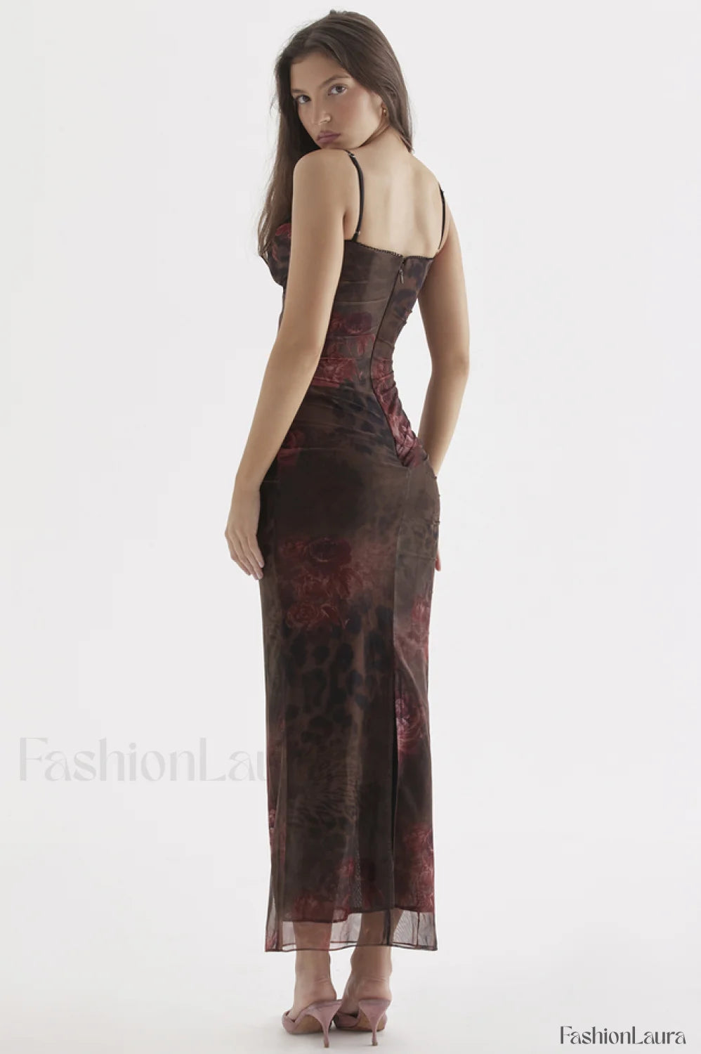 Nalini Printed Stylish Midi Dress