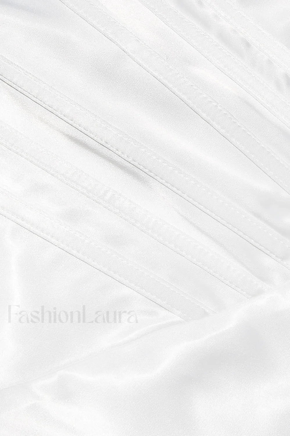 Nalita Vintage Cream Charming Beaded Strapless Dress