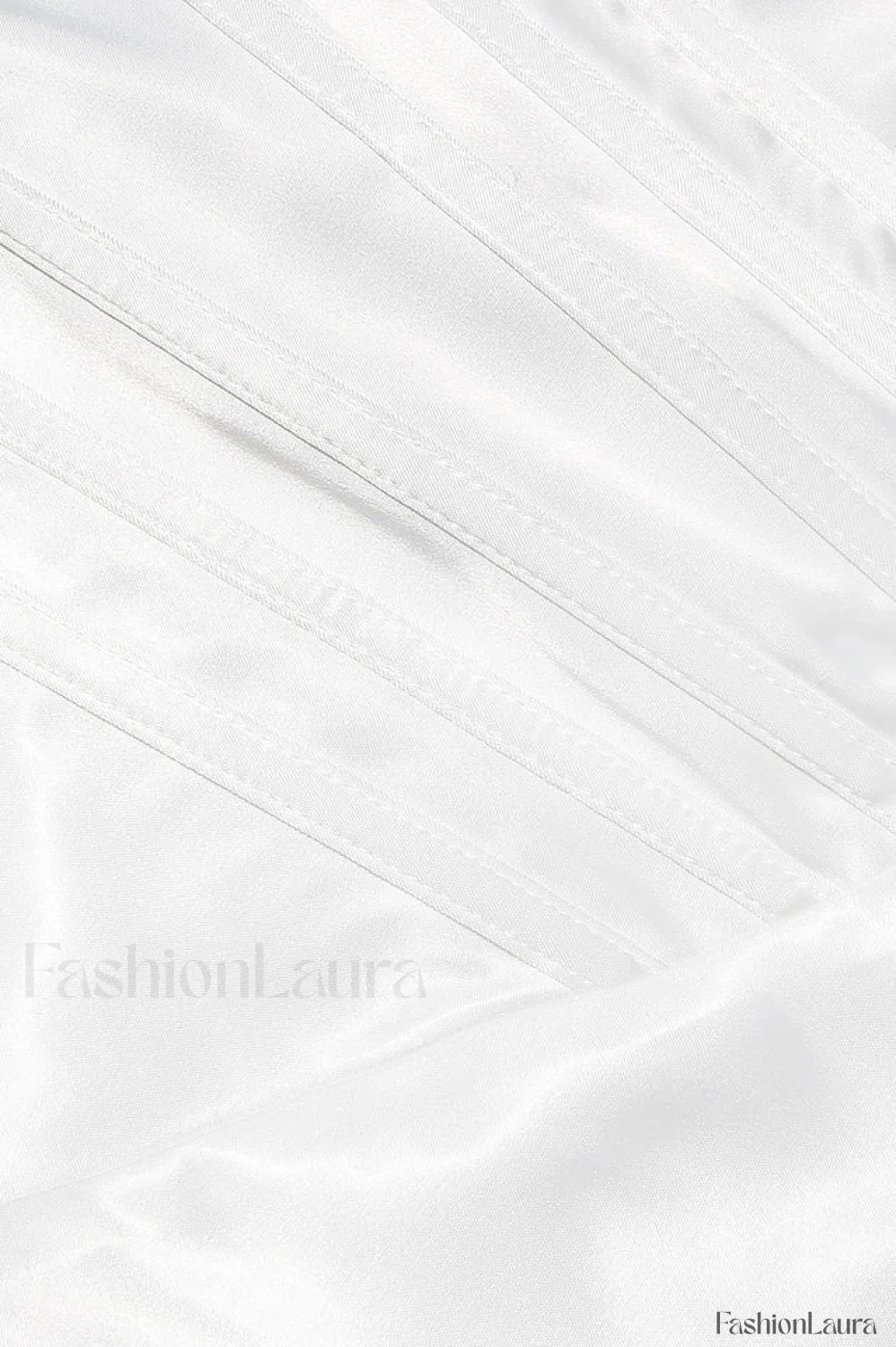 Nalita Vintage Cream Charming Beaded Strapless Dress