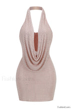 Neomi Elegant Mini Dress S / Nude