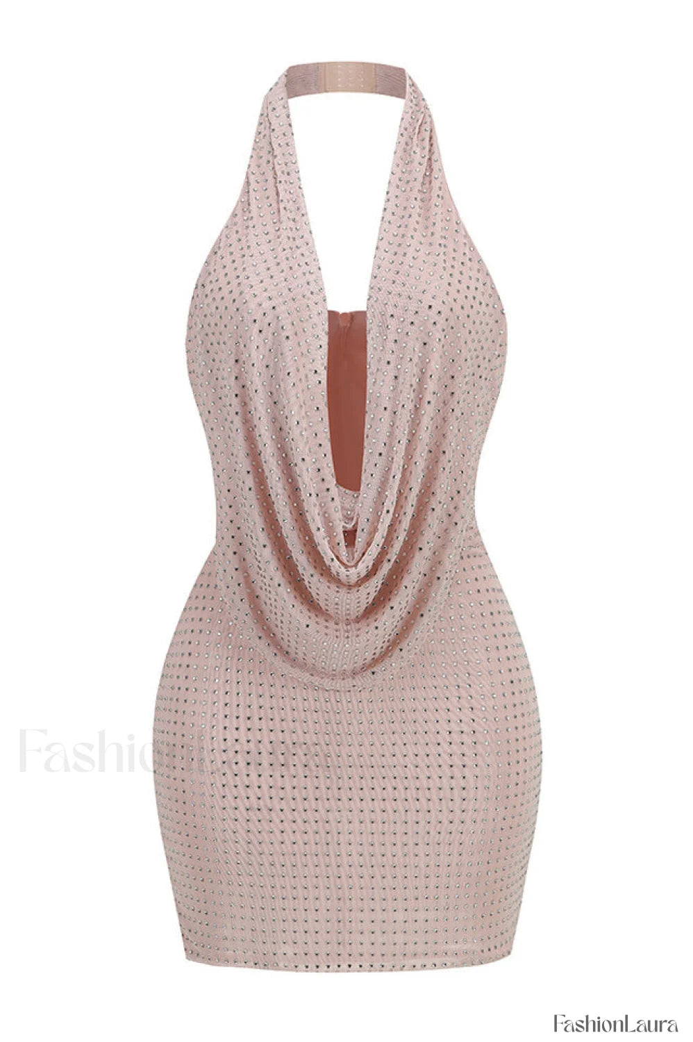 Neomi Elegant Mini Dress S / Nude