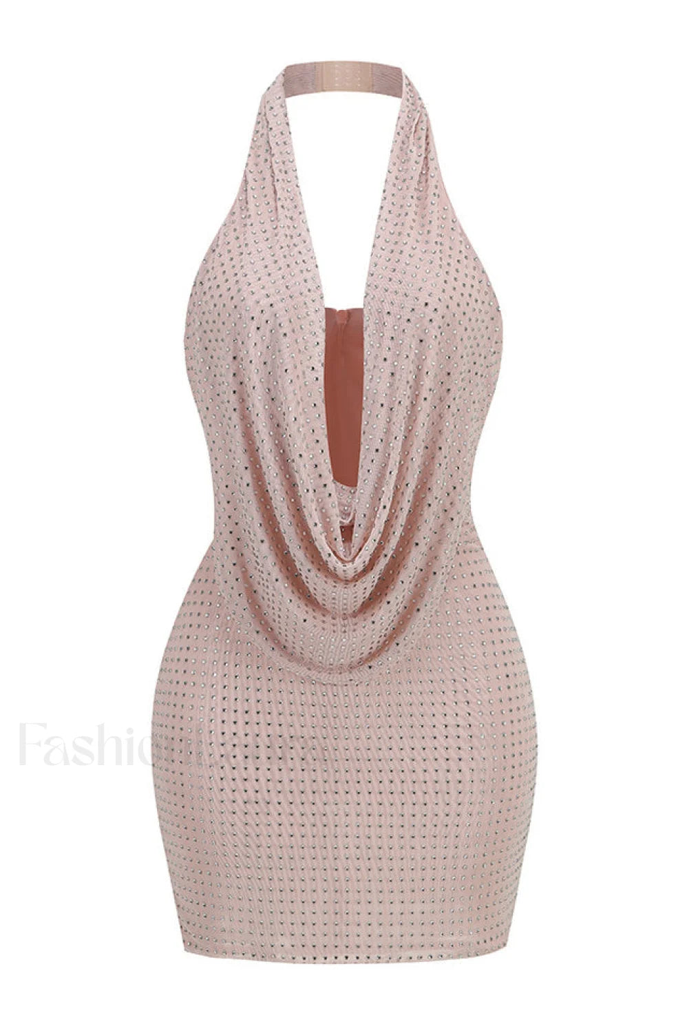 Neomi Elegant Mini Dress S / Nude