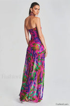 Nicole Silk Stylish Chiffon Dress