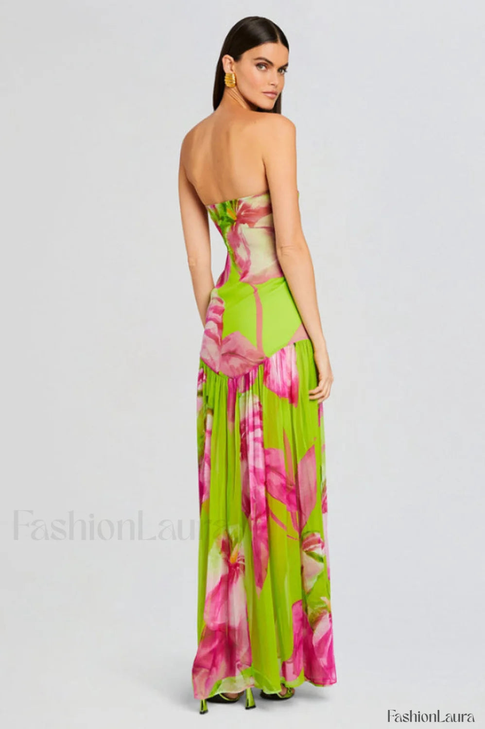 Nicole Silk Stylish Chiffon Dress