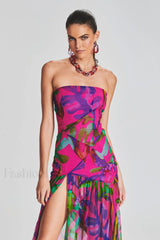 Nicole Silk Stylish Chiffon Dress