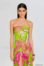Nicole Silk Stylish Chiffon Dress