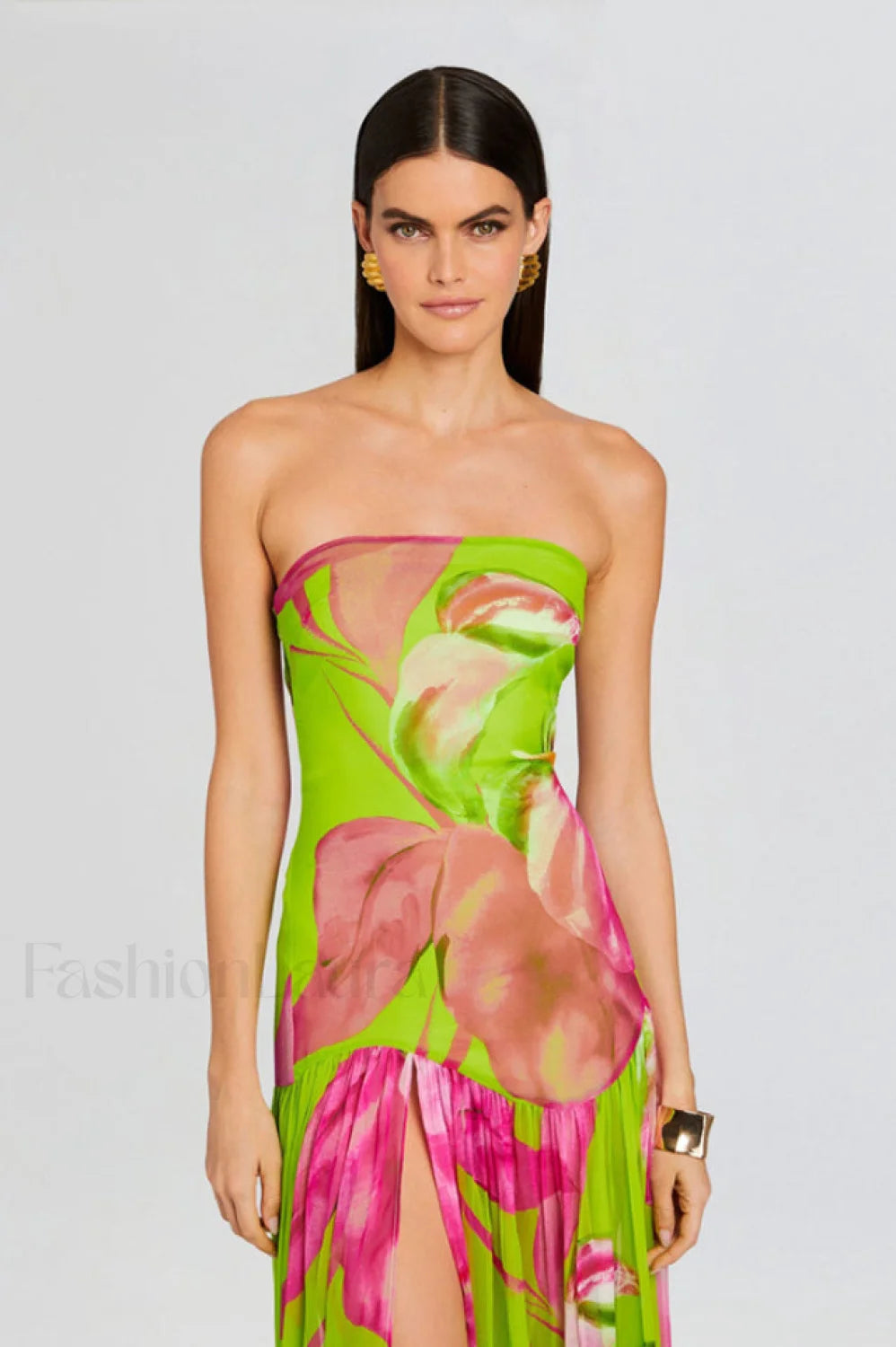 Nicole Silk Stylish Chiffon Dress