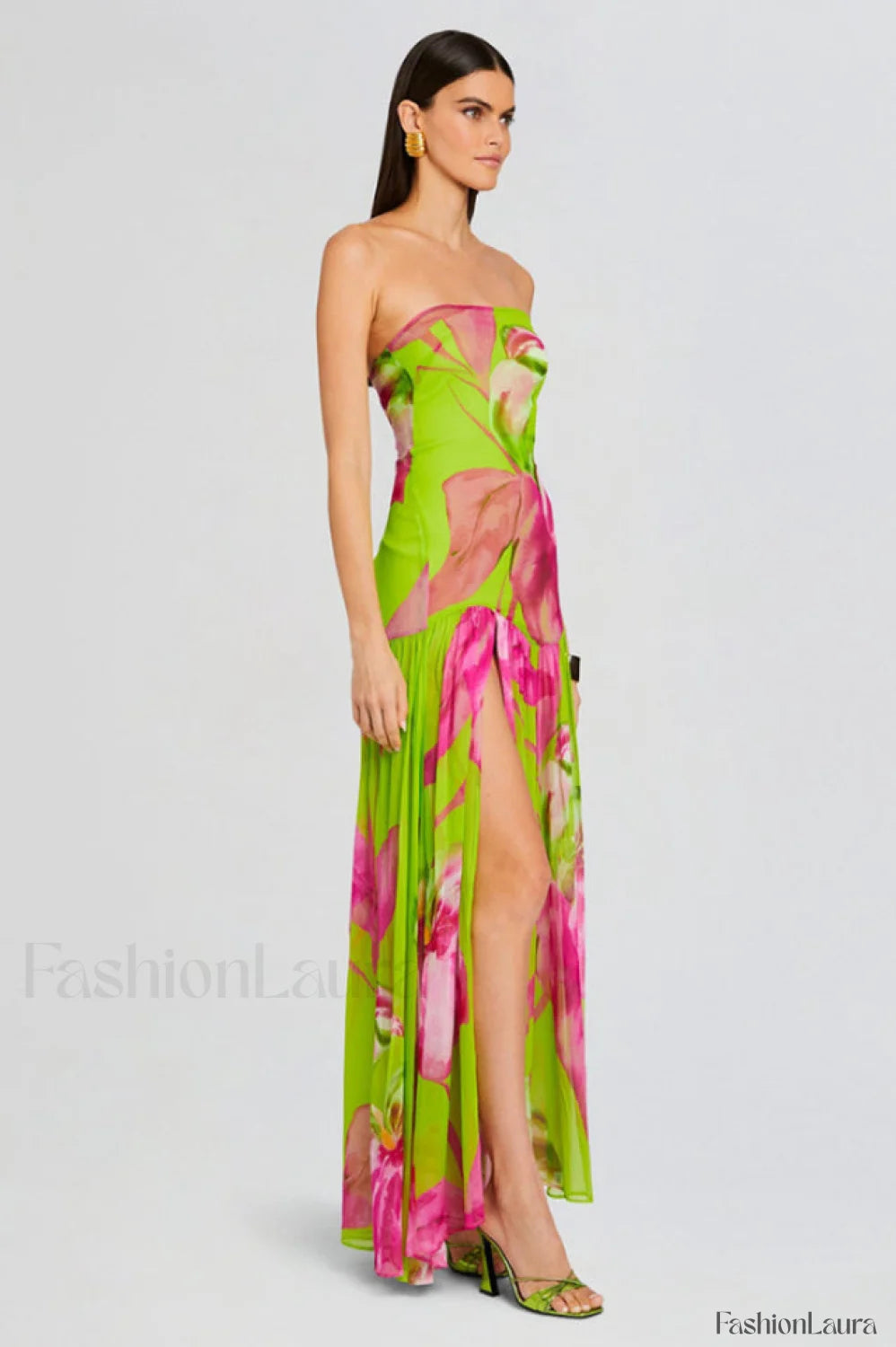 Nicole Silk Stylish Chiffon Dress