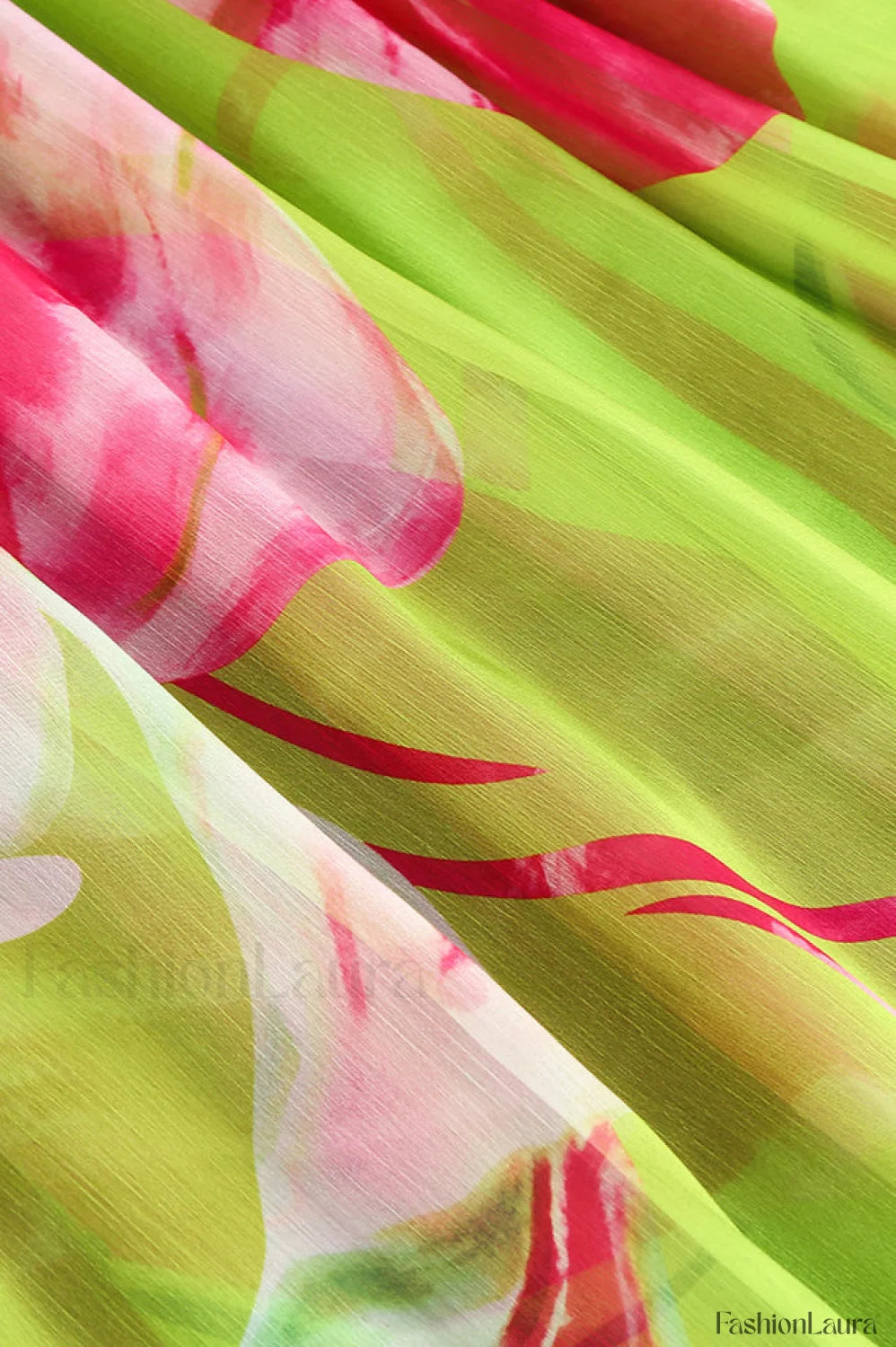 Nicole Silk Stylish Chiffon Dress