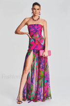 Nicole Silk Stylish Chiffon Dress