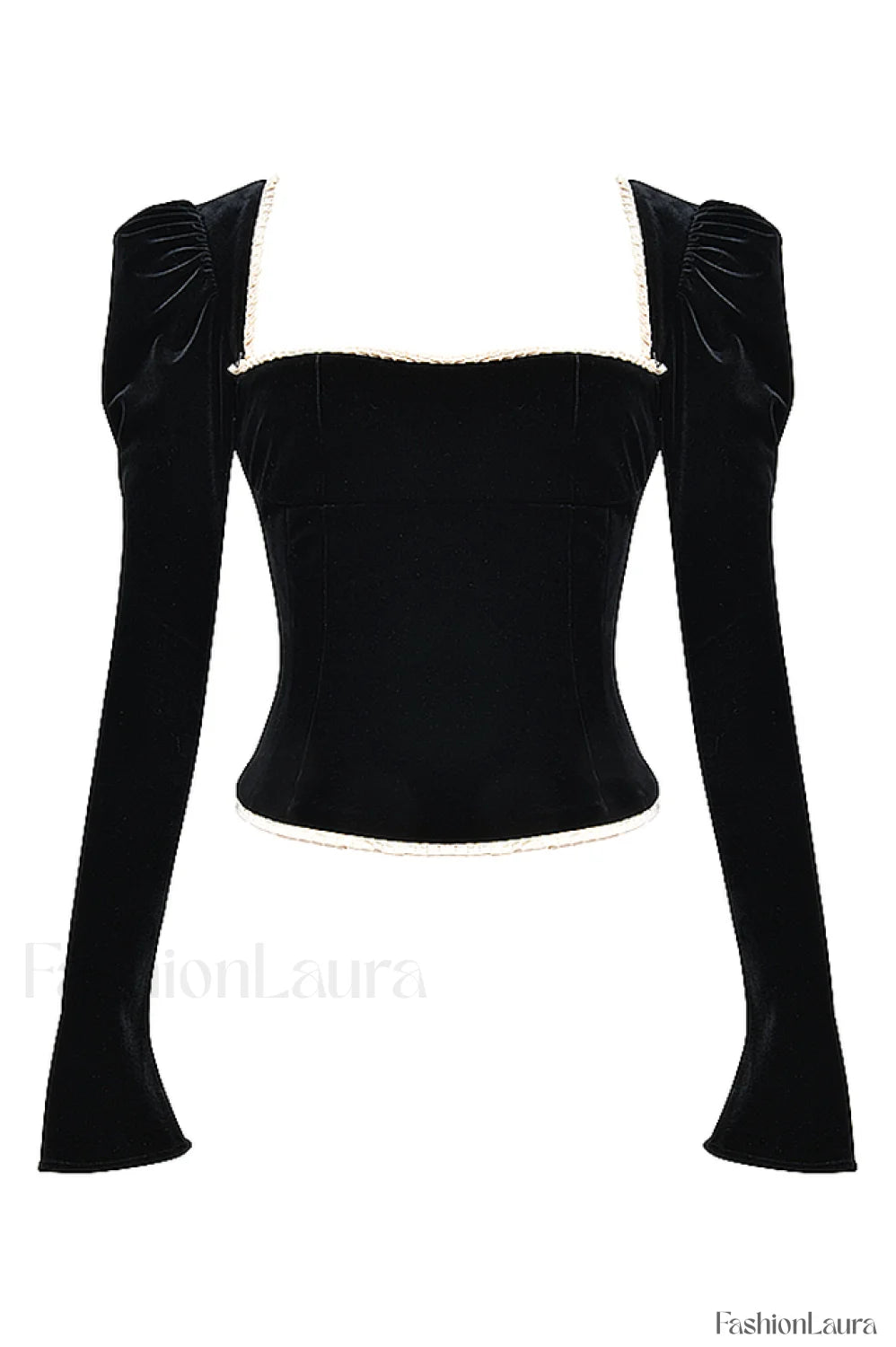 Noa Black Stylish Velvet Corset XS / Black
