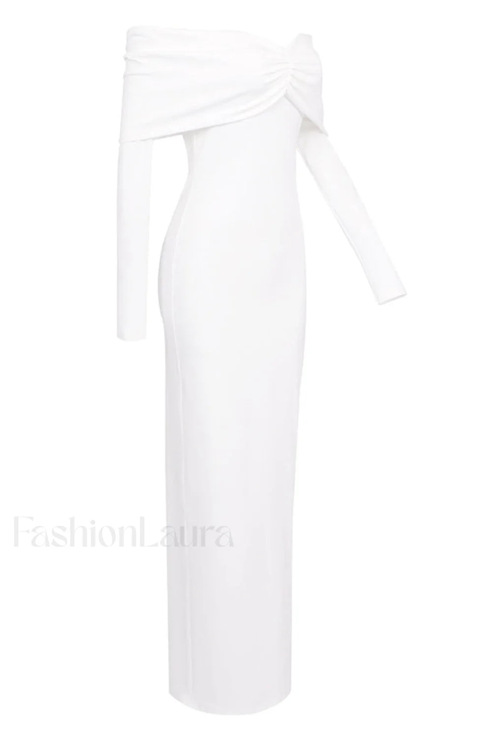 Off Shoulder Bodycon Charming Bardot Midi Dress