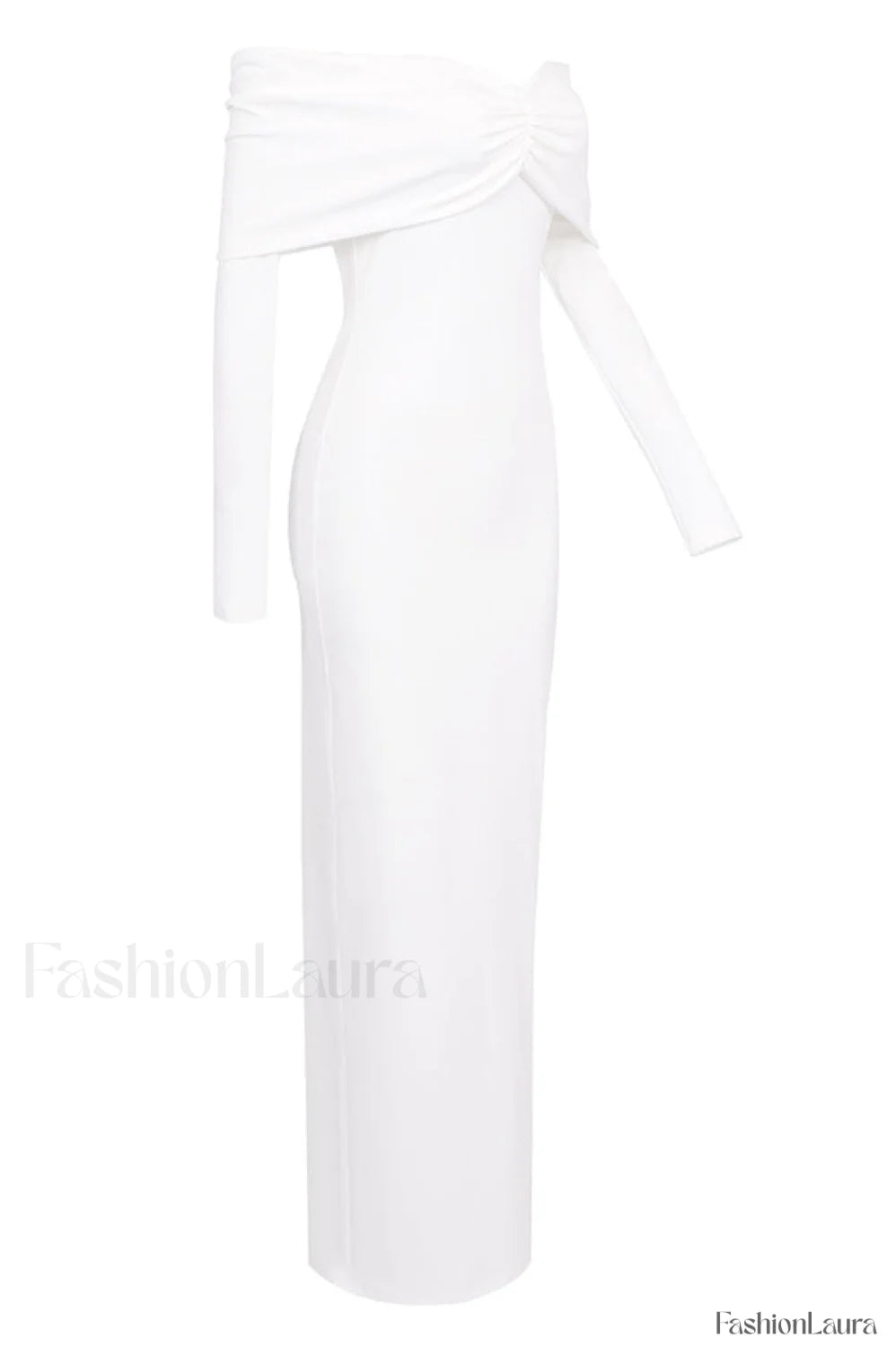 Off Shoulder Bodycon Charming Bardot Midi Dress