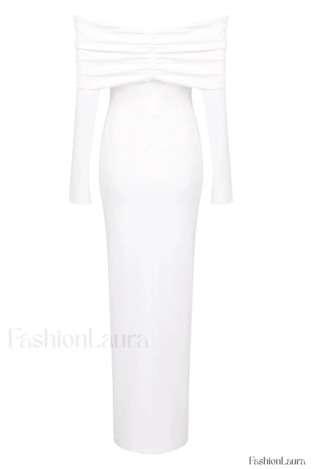 Off Shoulder Bodycon Charming Bardot Midi Dress