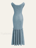 Off Shoulder Ruffle Detail Dress Dresses