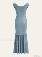 Off Shoulder Ruffle Detail Dress Dresses