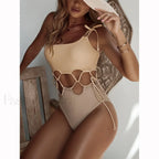 One Shoulder Bandage Monokini One Piece