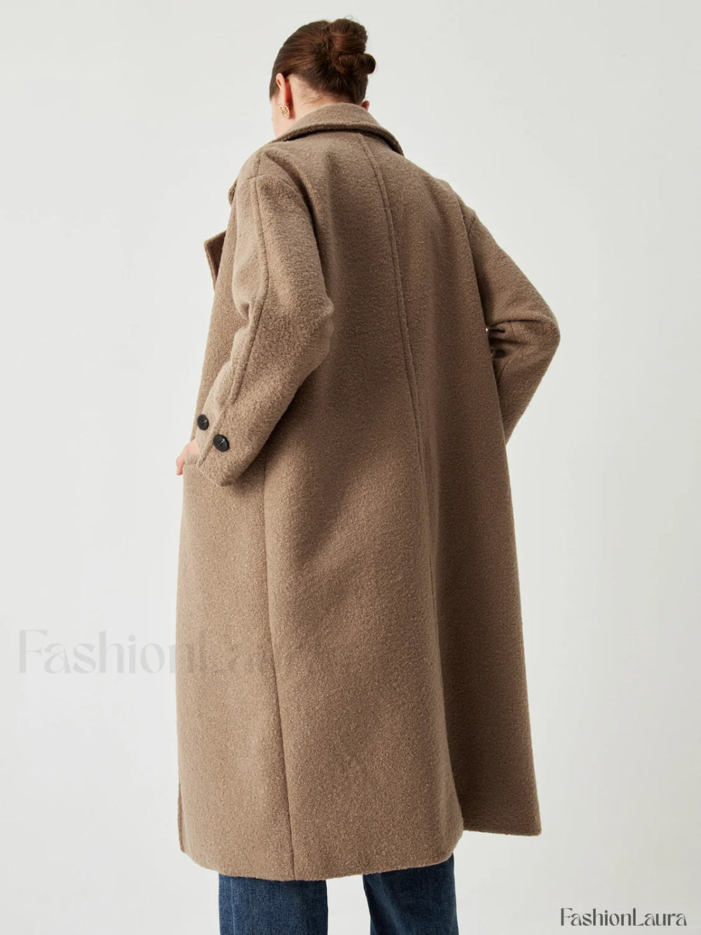 Oversized Charming Wool Coat Wool Coats