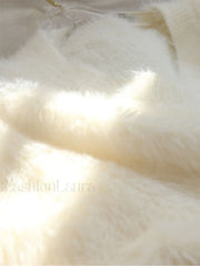 Oversized Fuzzy V neck Sweater Sweaters